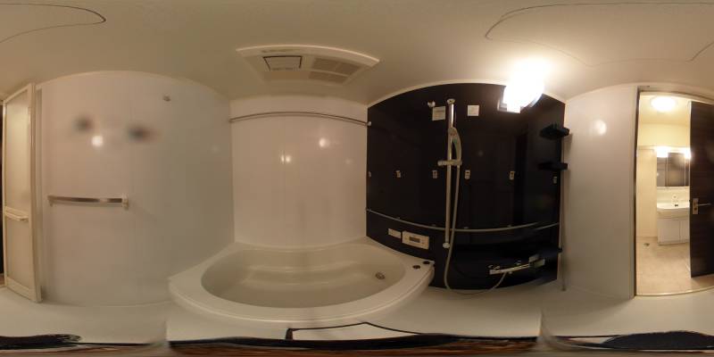 パノラマ画像バスルーム