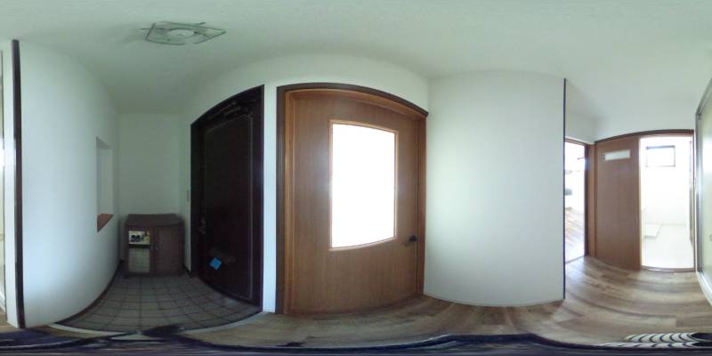 パノラマ画像玄関