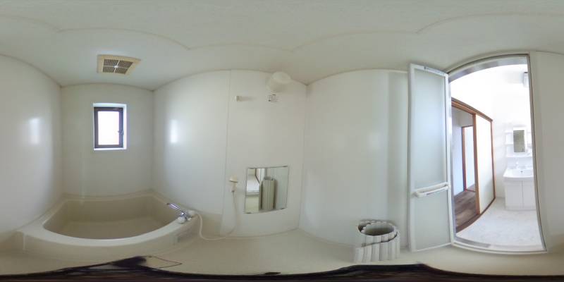パノラマ画像バスルーム