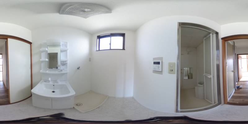 パノラマ画像洗面所