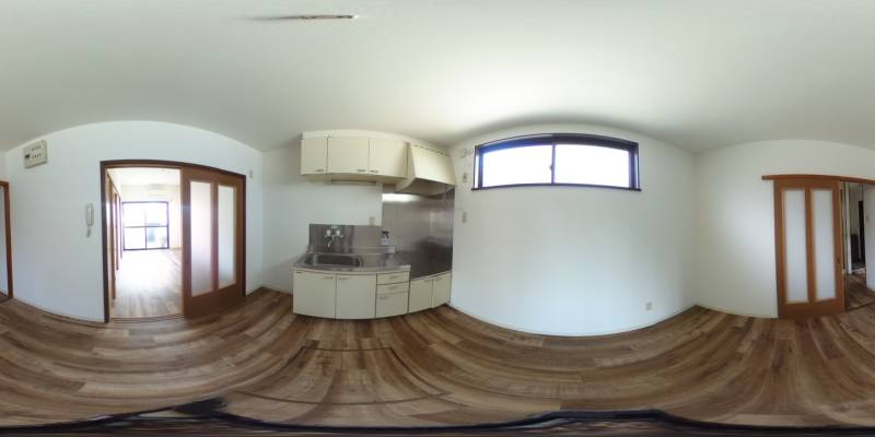 パノラマ画像キッチン