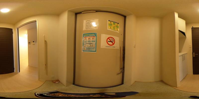 パノラマ画像玄関