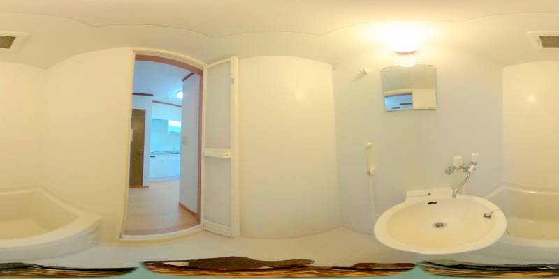 パノラマ画像バスルーム