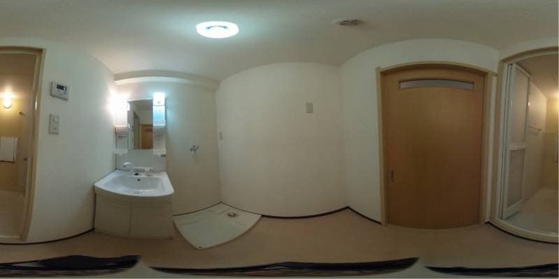 パノラマ画像洗面所