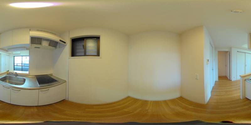 パノラマ画像キッチン