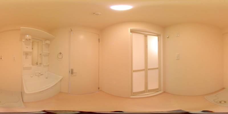 パノラマ画像洗面所