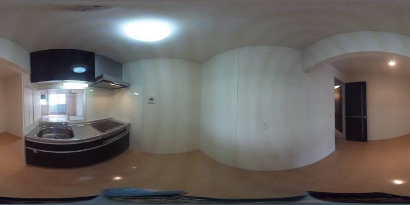 パノラマ画像キッチン