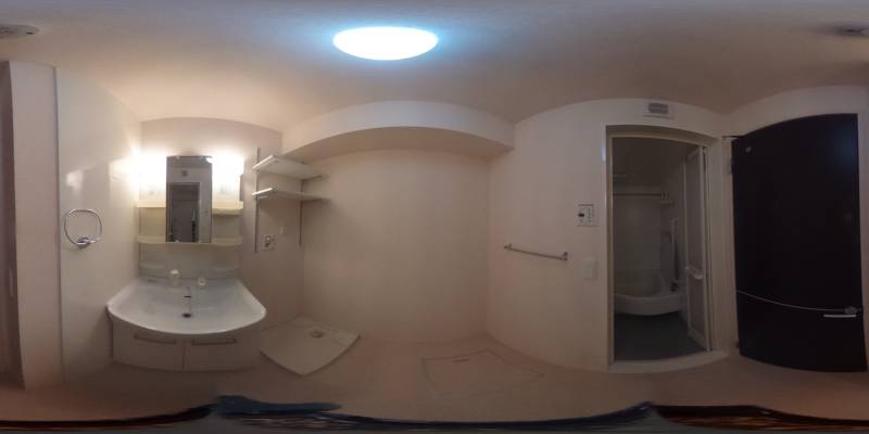 パノラマ画像洗面所
