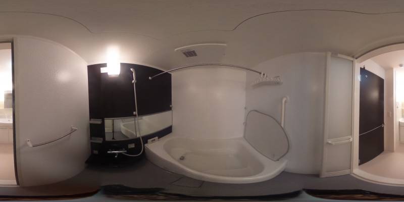 パノラマ画像バスルーム