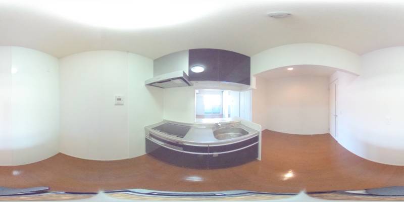 パノラマ画像キッチン