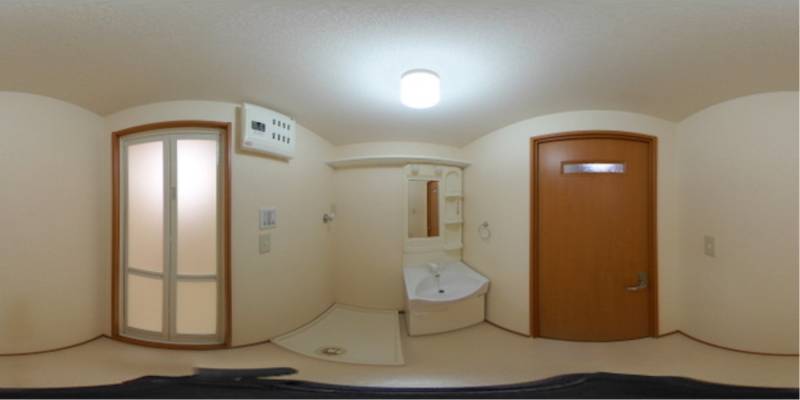 パノラマ画像洗面所
