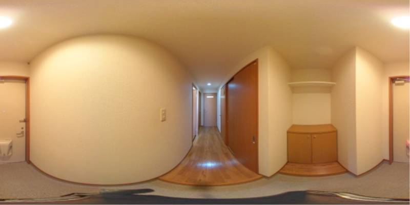 パノラマ画像玄関