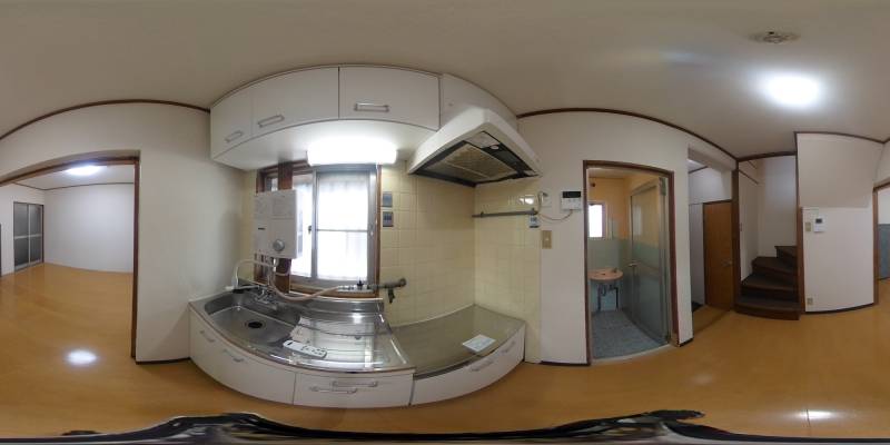 パノラマ画像キッチン