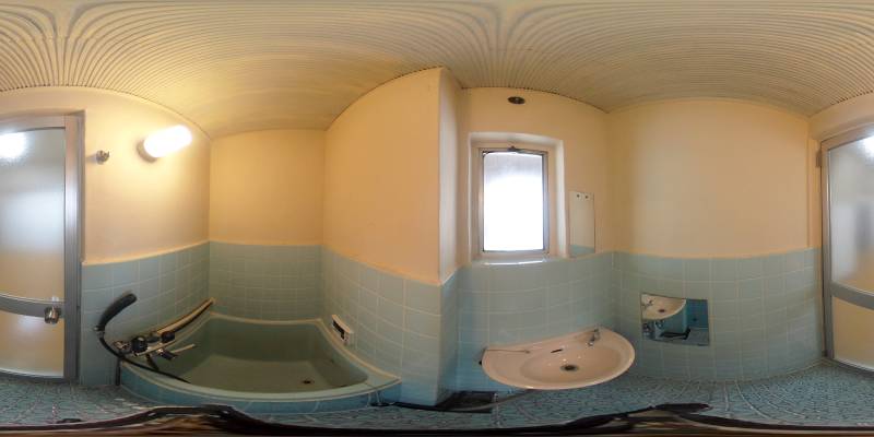 パノラマ画像バスルーム