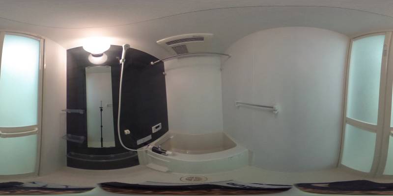 パノラマ画像バスルーム