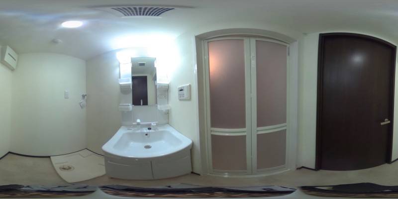 パノラマ画像洗面所