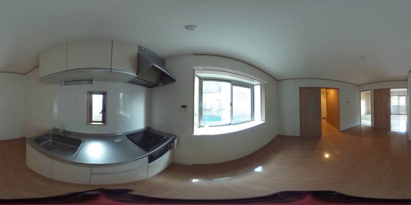 パノラマ画像キッチン