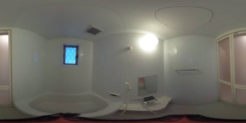 パノラマ画像バスルーム