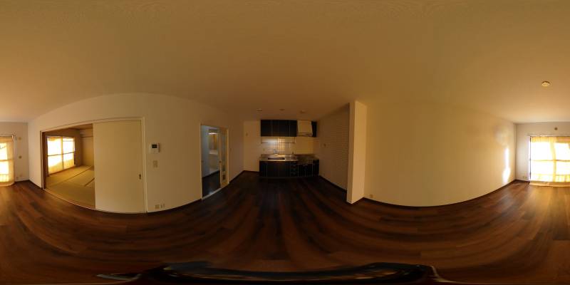 パノラマ画像リビング