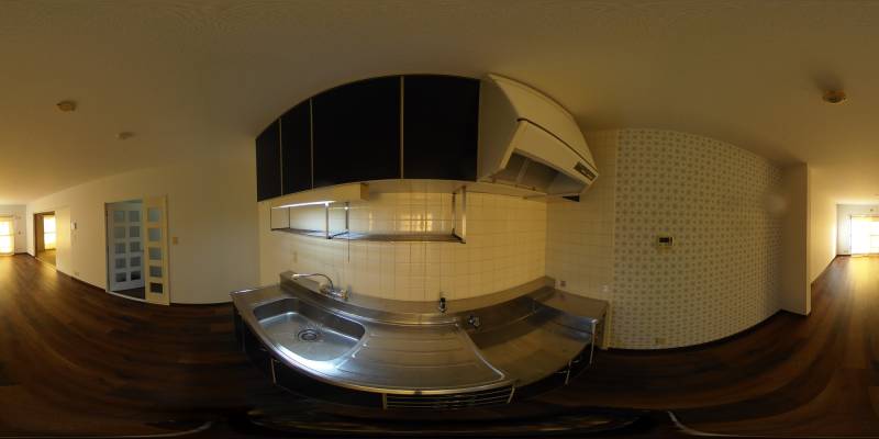 パノラマ画像キッチン