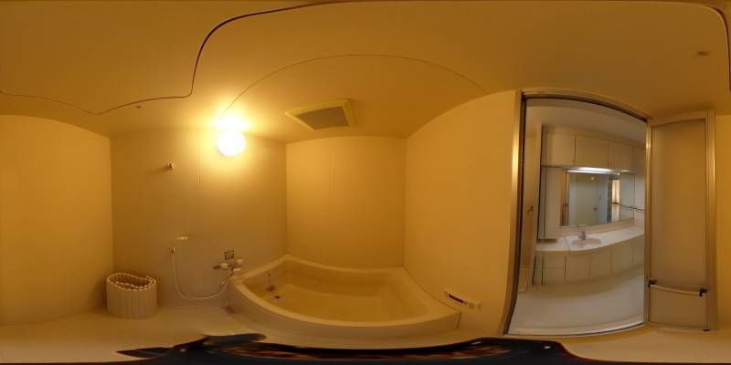 パノラマ画像バスルーム