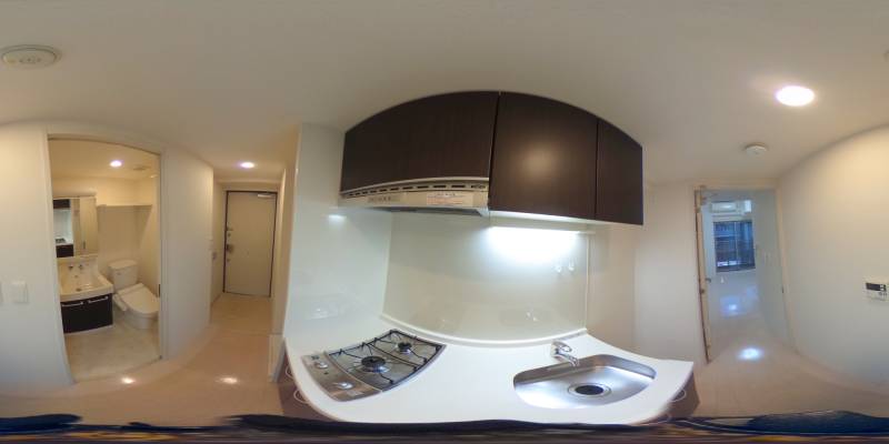 パノラマ画像キッチン