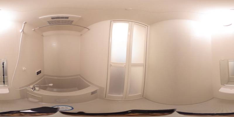 パノラマ画像バスルーム