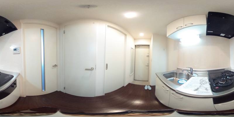 パノラマ画像キッチン