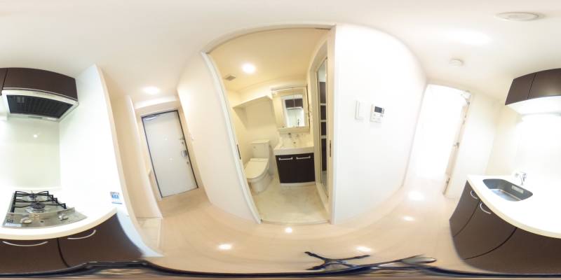 パノラマ画像キッチン