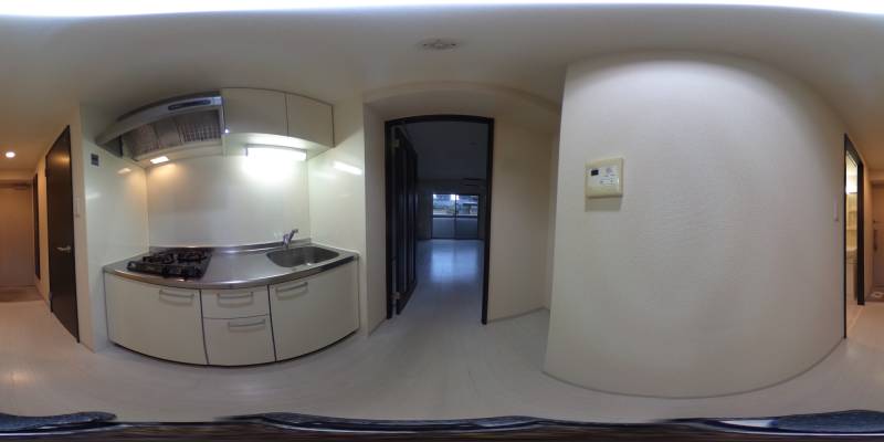 パノラマ画像キッチン