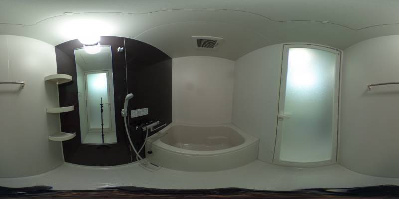 パノラマ画像バスルーム