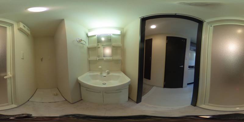 パノラマ画像洗面所