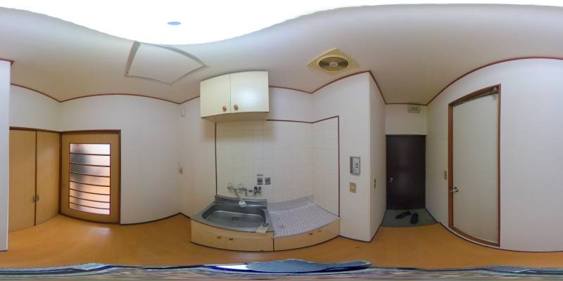 パノラマ画像キッチン