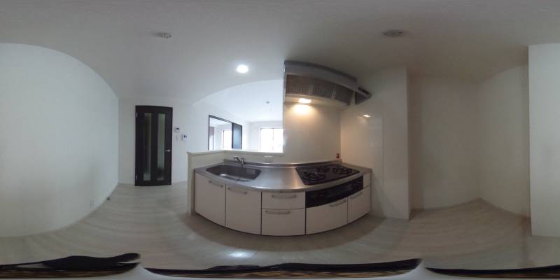 パノラマ画像キッチン