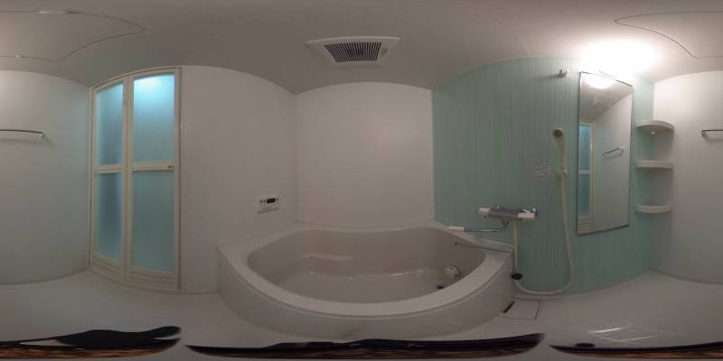 パノラマ画像バスルーム