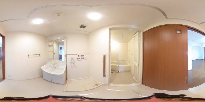 パノラマ画像洗面所