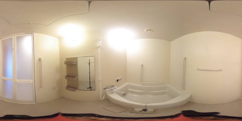 パノラマ画像バスルーム