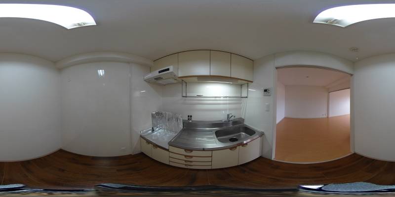 パノラマ画像キッチン