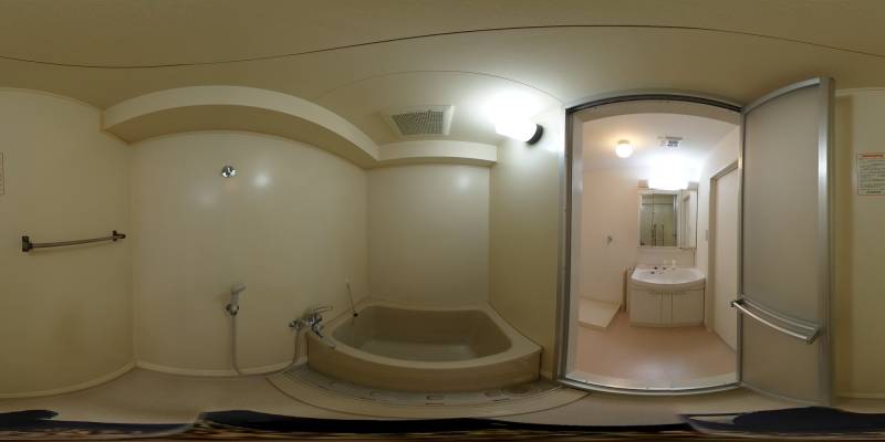 パノラマ画像バスルーム