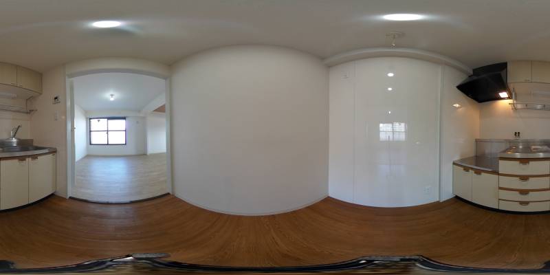 パノラマ画像キッチン