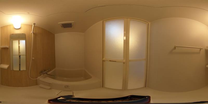 パノラマ画像バスルーム