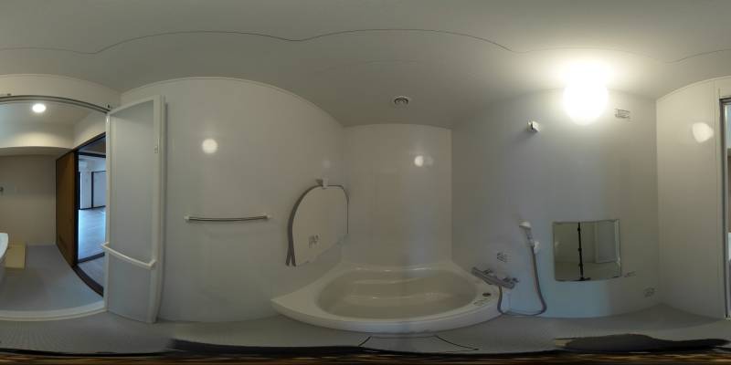 パノラマ画像バスルーム