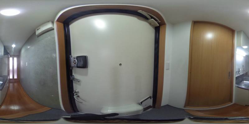 パノラマ画像玄関