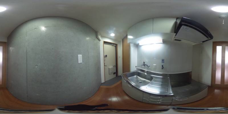 パノラマ画像キッチン