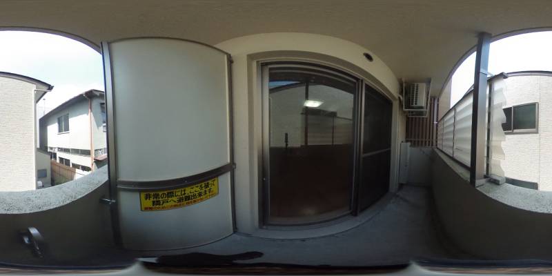 パノラマ画像バルコニー