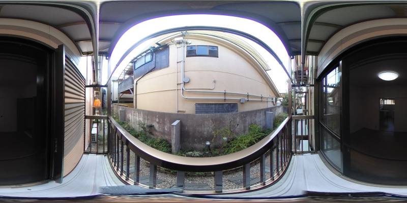 パノラマ画像バルコニー