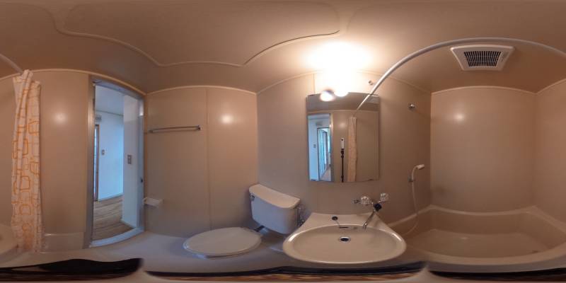 パノラマ画像バスルーム