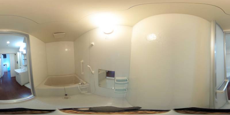 パノラマ画像バスルーム