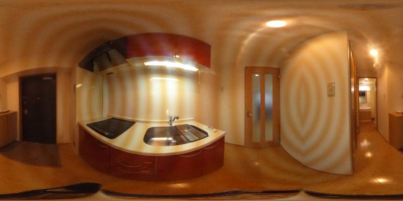 パノラマ画像キッチン