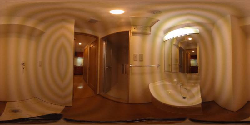 パノラマ画像洗面所